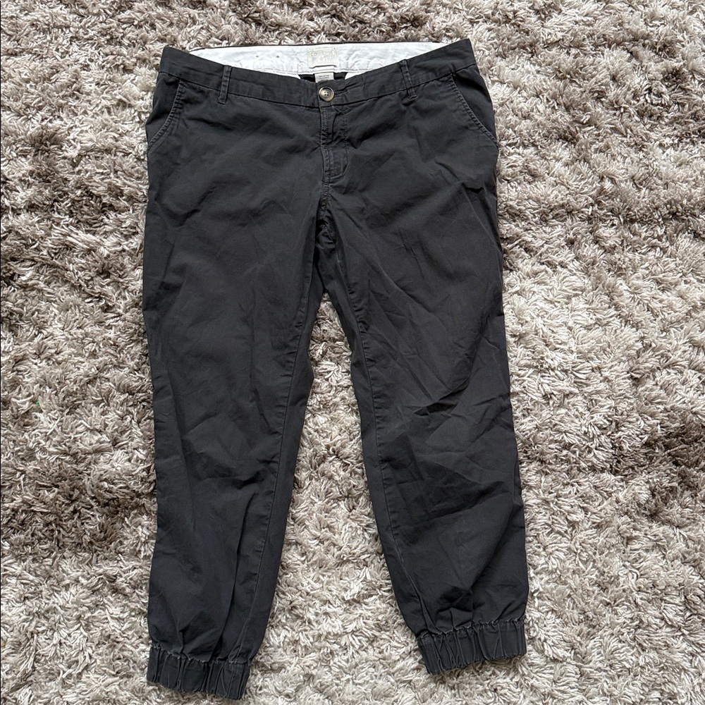 Grey Converse Chino Khaki Joggers Sz L Skateboarding Streetwear